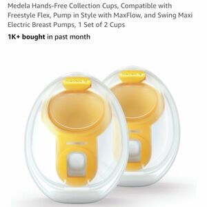 Medela Yellow and Clear Collection Cups